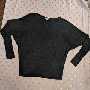 SOLD - Long Sleeve Grey Top